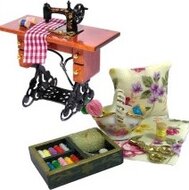 Sewing Room - Miniature accessories